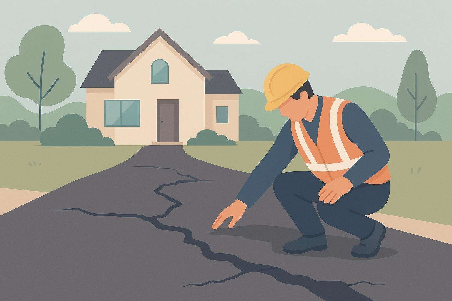 Read more about the article Why do tarmac driveways crack and sink?