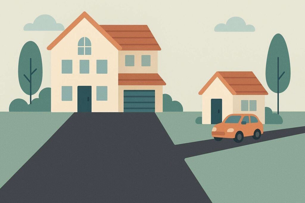 Is tarmac better suited to large or small driveways?