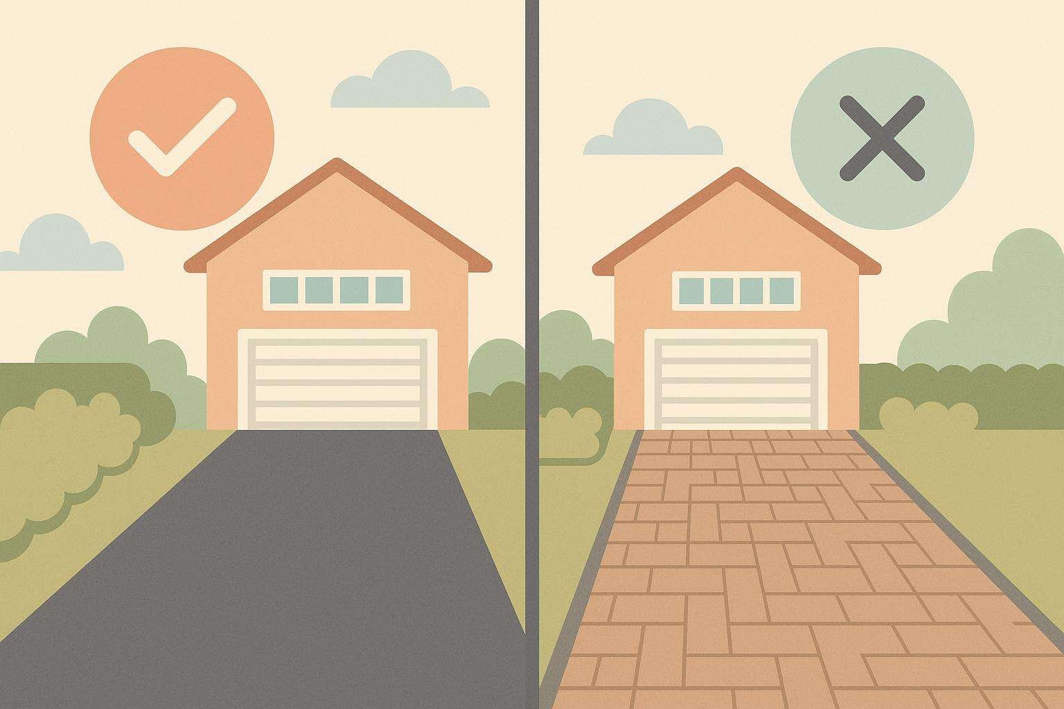 Read more about the article What are the pros and cons of tarmac driveways versus block paving?